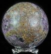 Polished Cobaltoan Calcite Sphere - Congo #63901-1